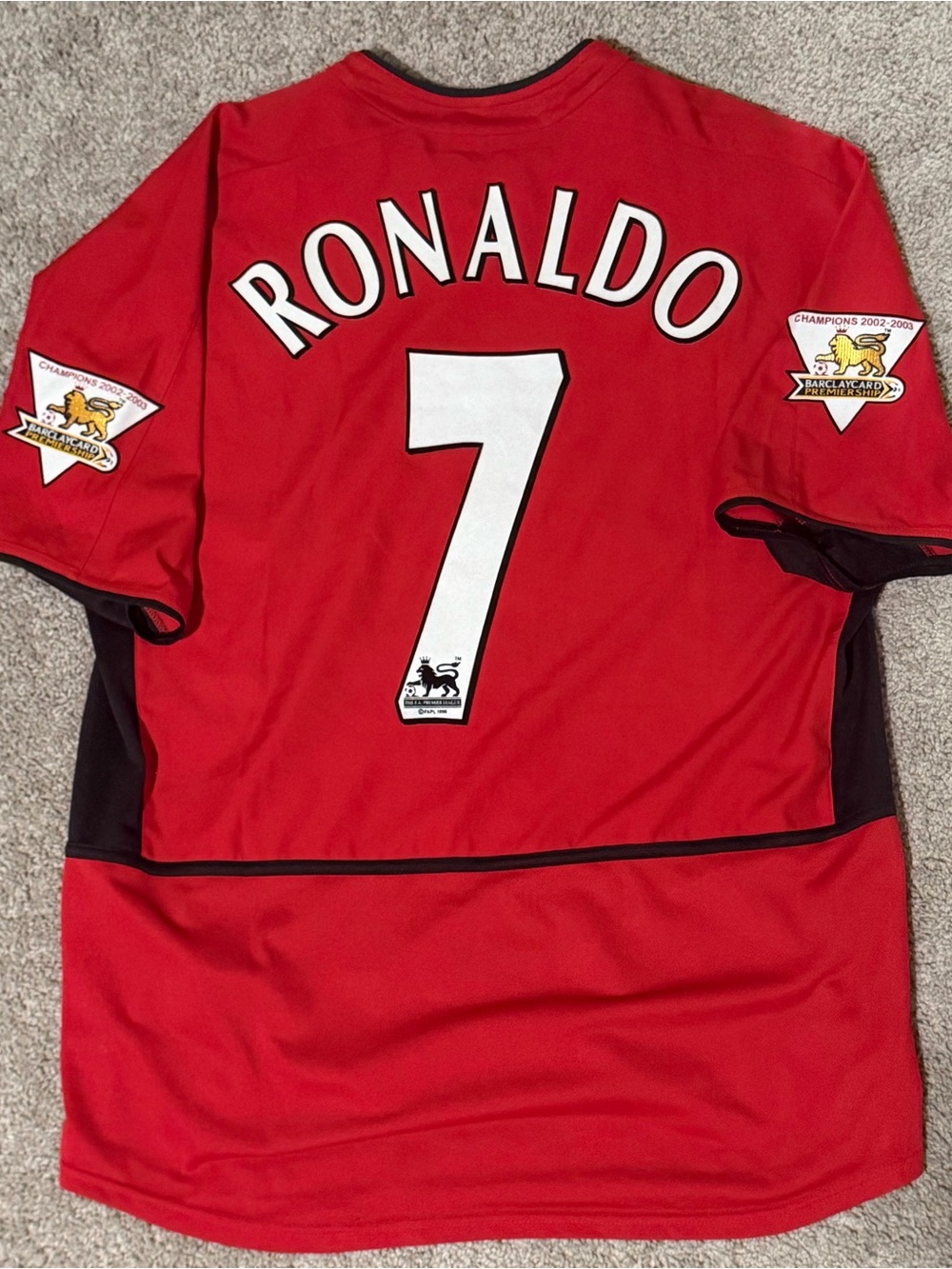 2003-04 Manchester United Cristiano Ronaldo Nike Jersey